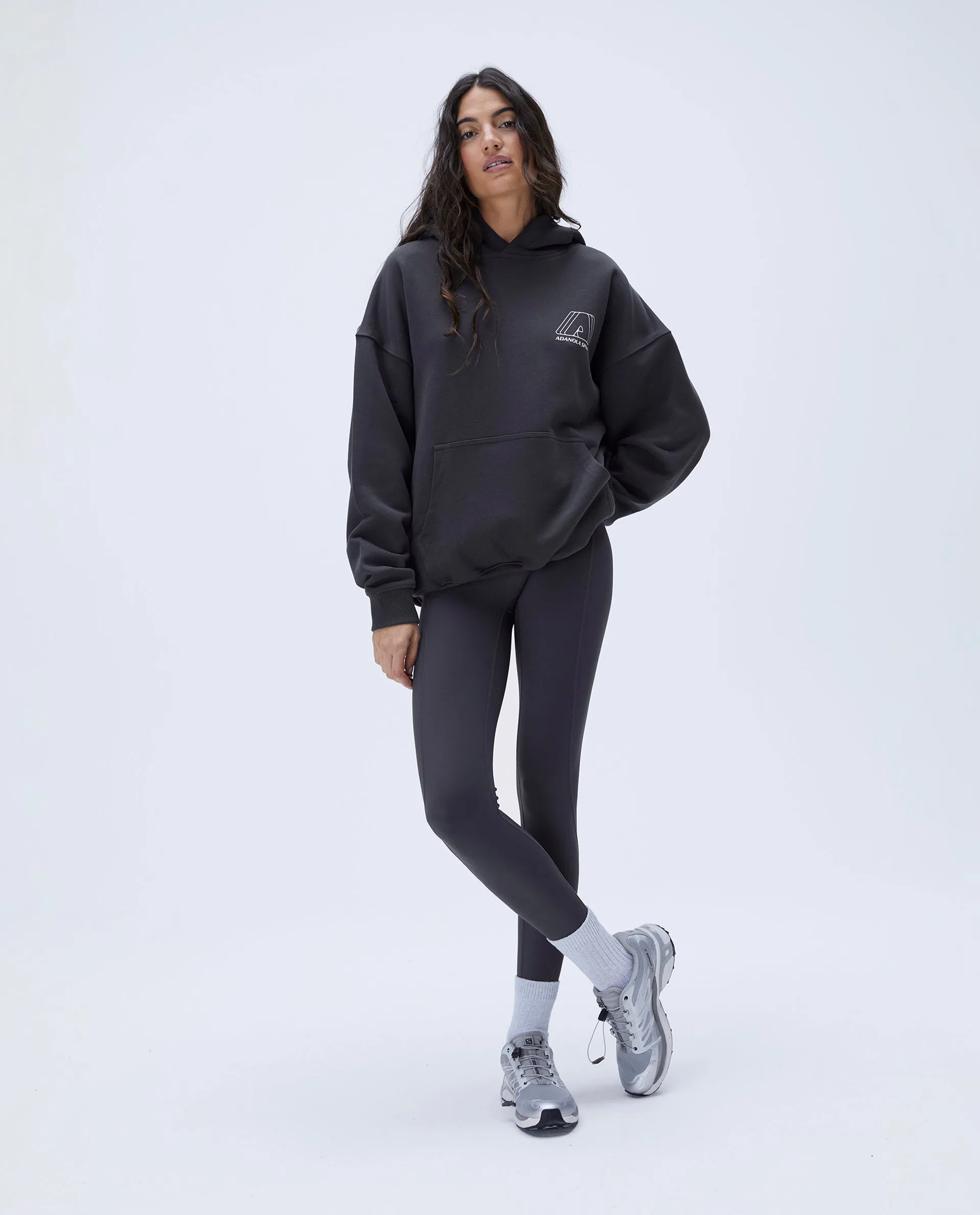 "A" Oversized Hoodie - Graphite Grey sold by Adanola product image thumbnail 5