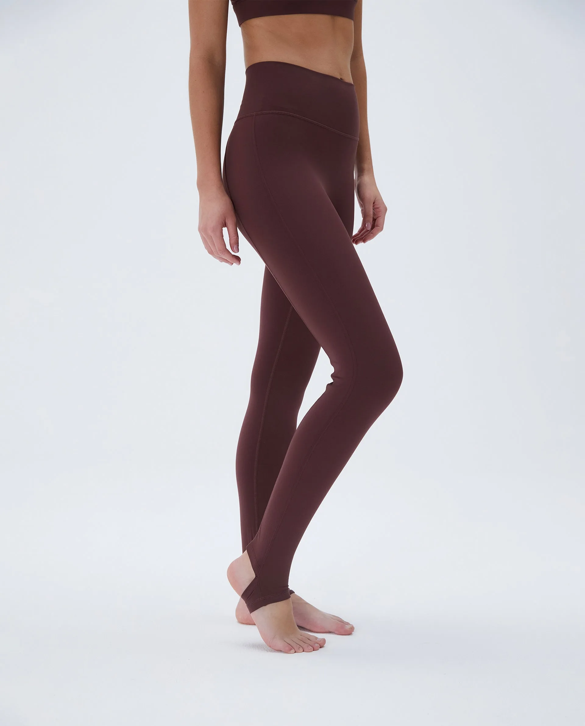 Ultimate Stirrup Leggings - Burgundy sold by Adanola