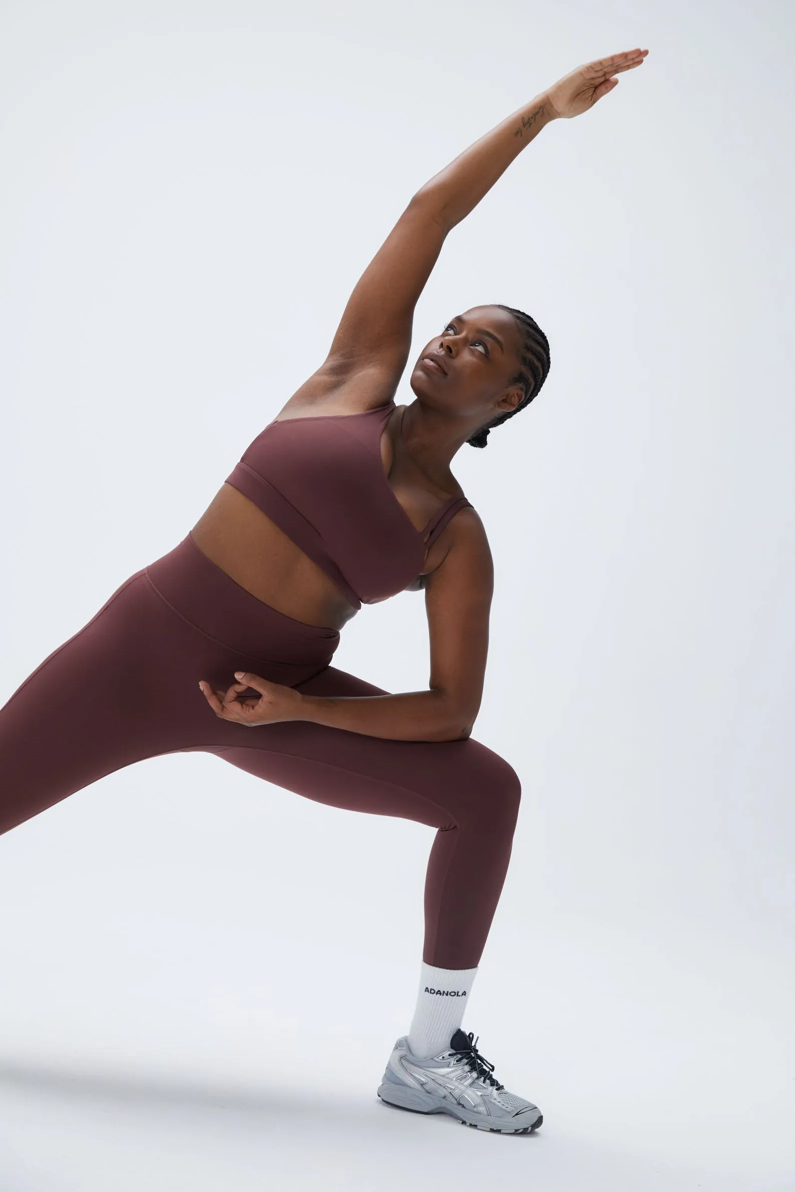 Ultimate Stirrup Leggings - Burgundy sold by Adanola product image thumbnail 5