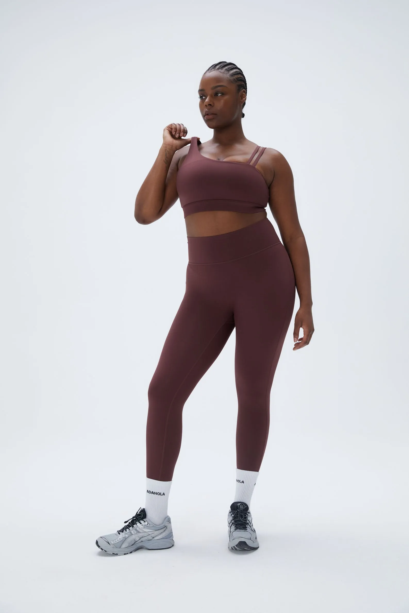 Ultimate Stirrup Leggings - Burgundy sold by Adanola product image thumbnail 4