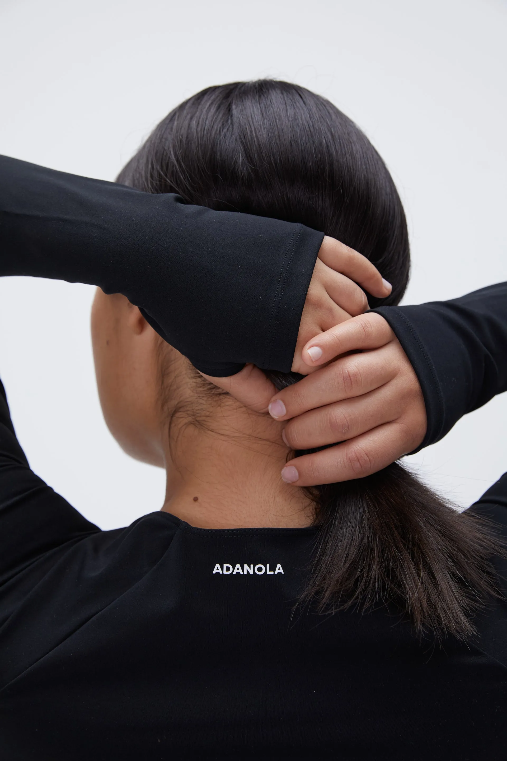 Ultimate Long Sleeve Wrap Top - Black sold by Adanola product image thumbnail 5