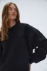 Distressed ADA Boxy Sweatshirt - Black sold by Adanola