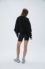 Distressed ADA Boxy Sweatshirt - Black sold by Adanola