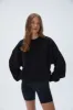 Distressed ADA Boxy Sweatshirt - Black sold by Adanola