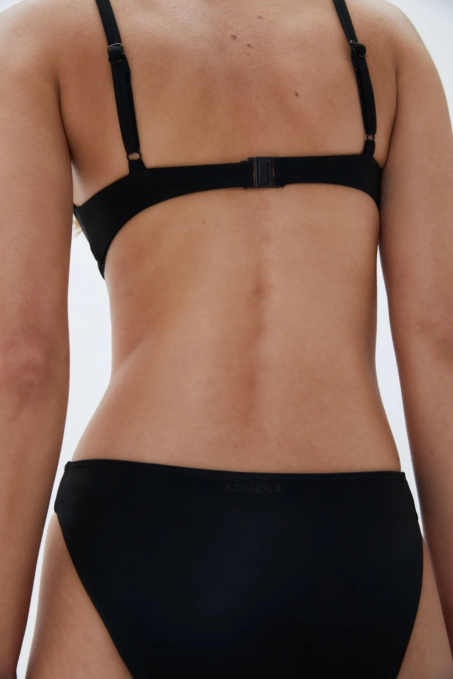 Scoop Neck Bikini Top - Black sold by Adanola product image thumbnail 3