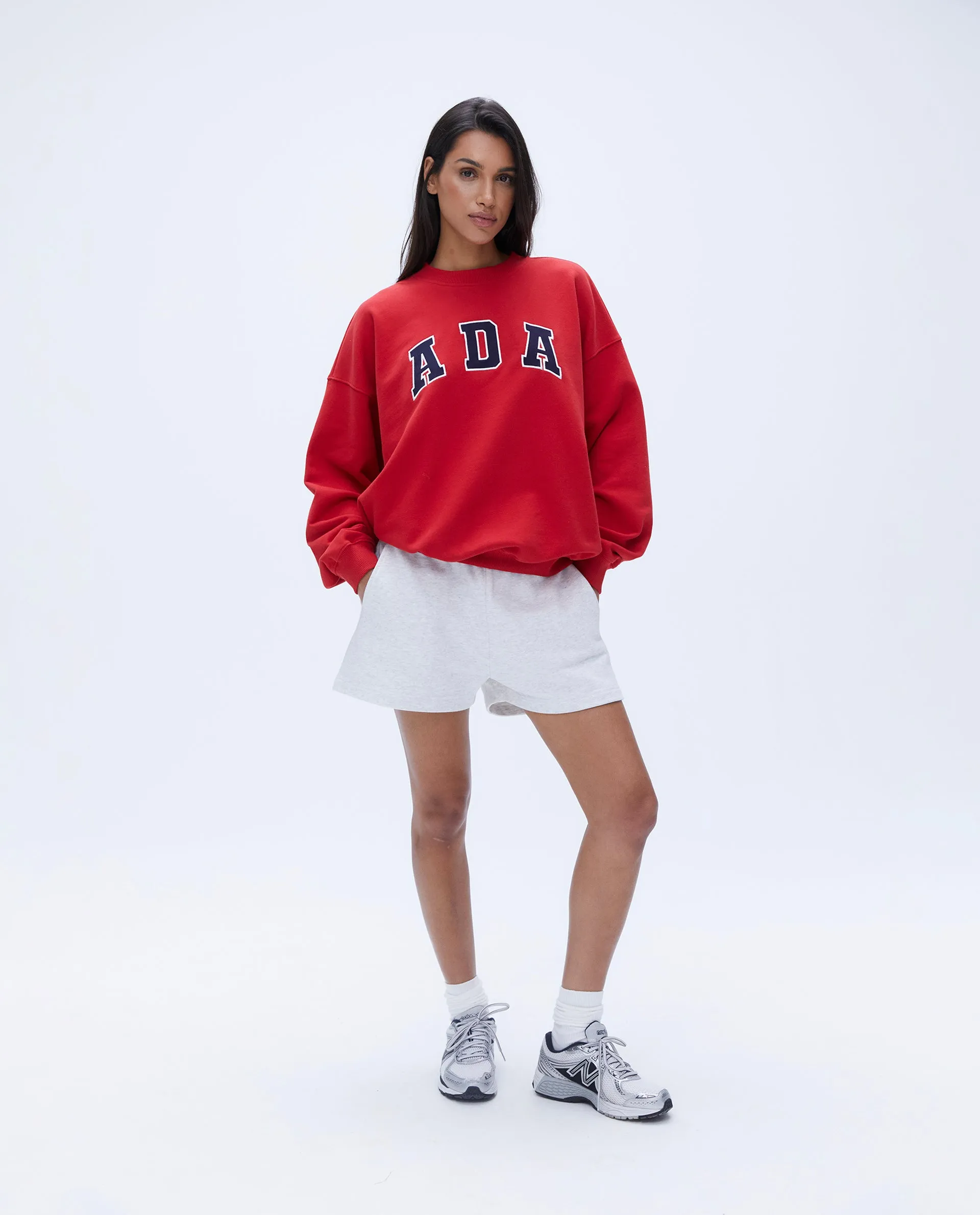 ADA Oversized Sweatshirt - Classic Red sold by Adanola product image thumbnail 5