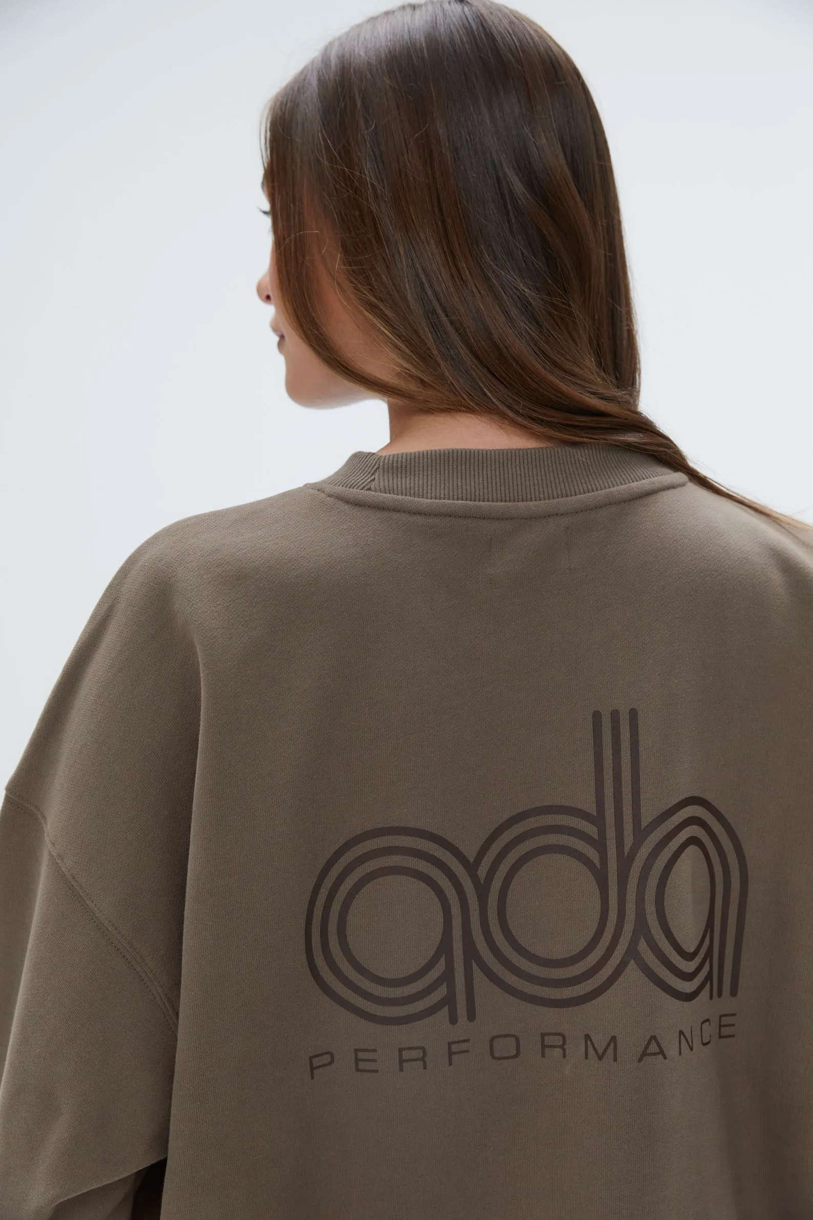 Performance Oversized Sweatshirt - Cocoa Brown sold by Adanola product image thumbnail 2