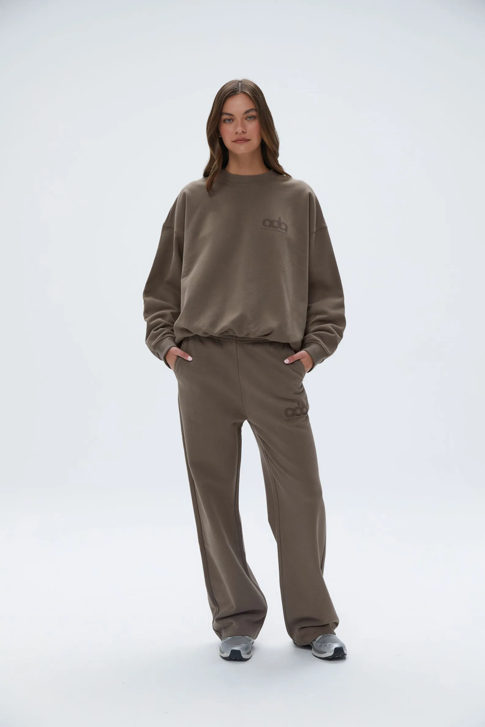 Performance Oversized Sweatshirt - Cocoa Brown sold by Adanola product image thumbnail 4
