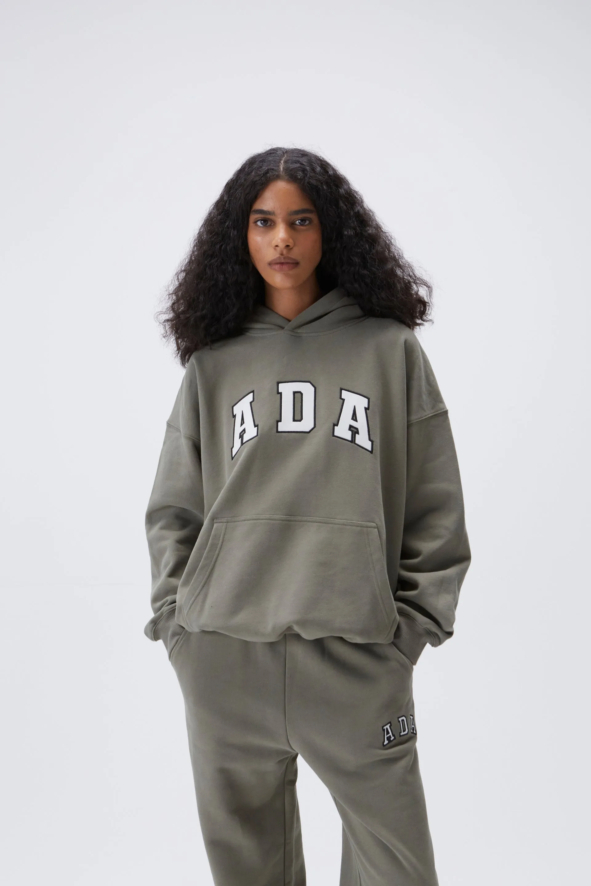 ADA Oversized Hoodie - Olive Green sold by Adanola