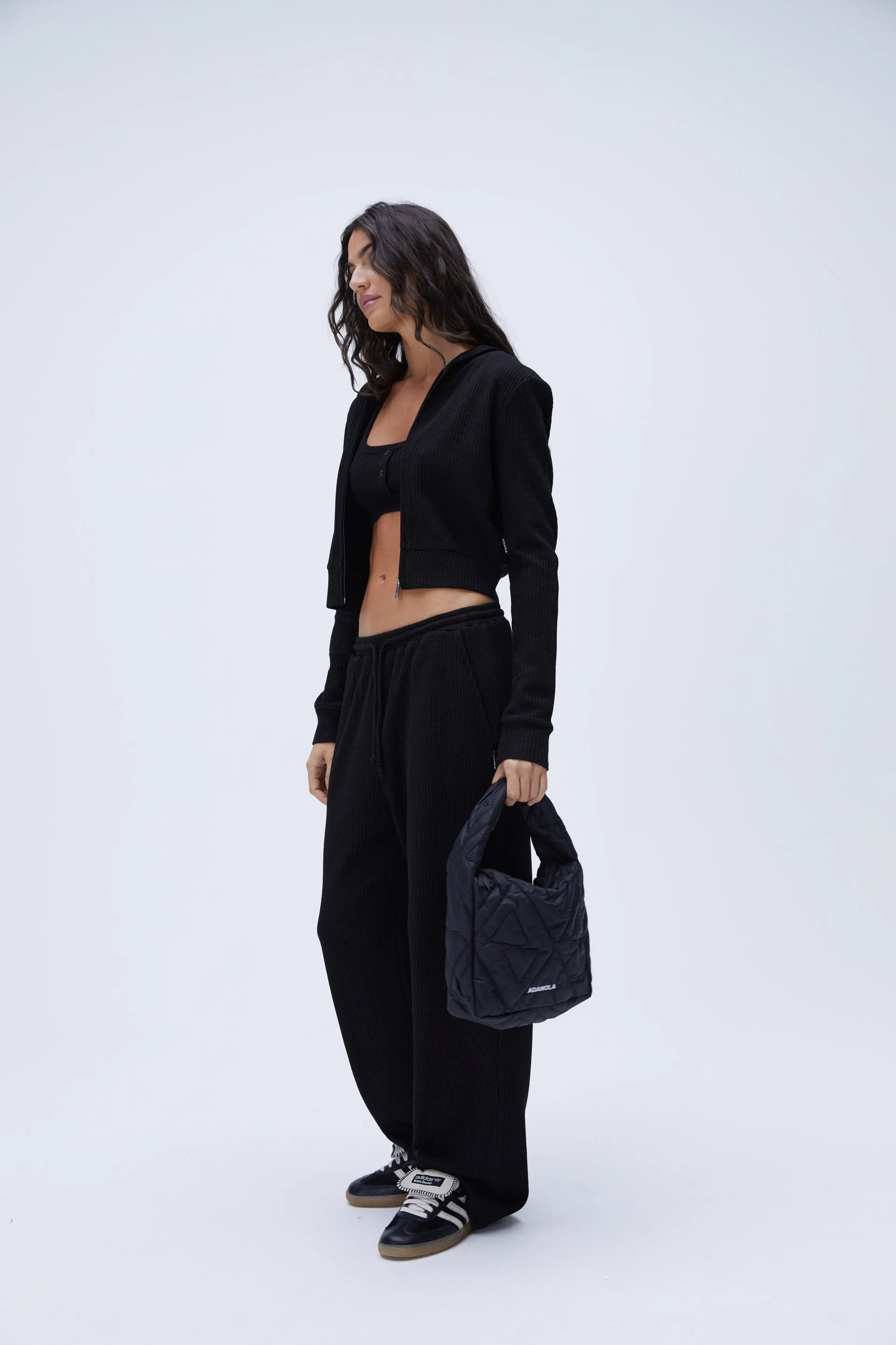 Quilted Mini Bag - Black sold by Adanola product image thumbnail 2