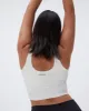 Ultimate Racer Front Scoop Back Bra - Marshmallow White sold by Adanola
