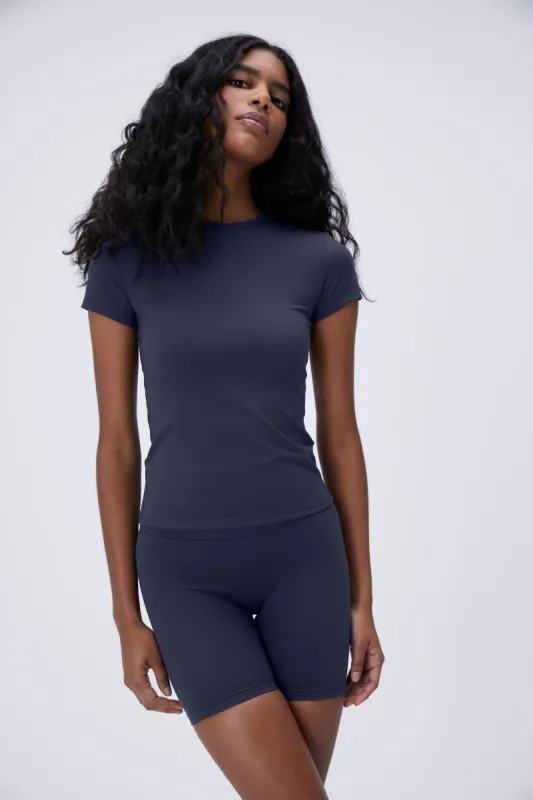 Ultimate Short Sleeve Top - Midnight Blue sold by Adanola