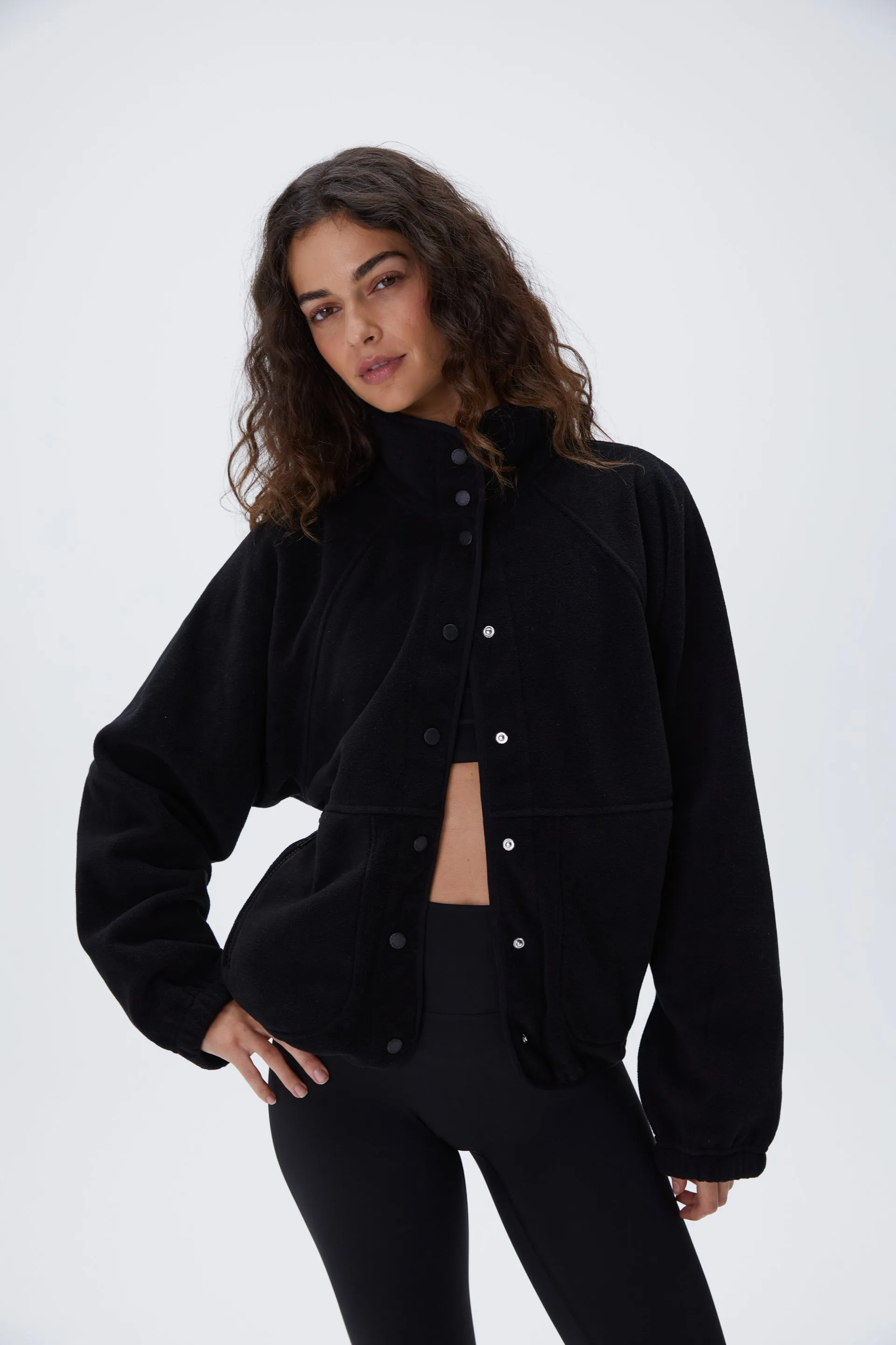 Polar Fleece - Black sold by Adanola