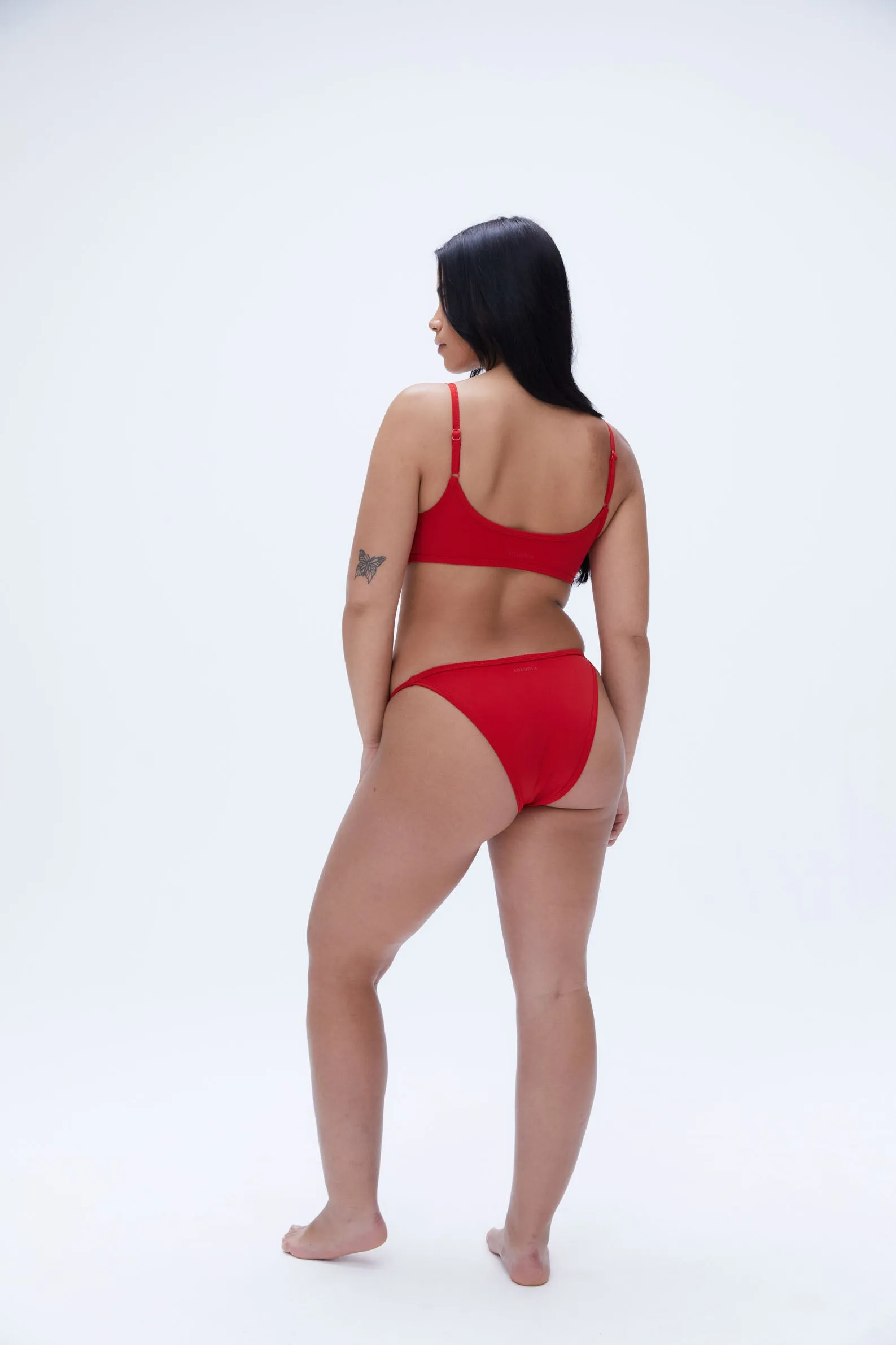 High Leg Bikini Bottoms - Classic Red sold by Adanola product image thumbnail 5
