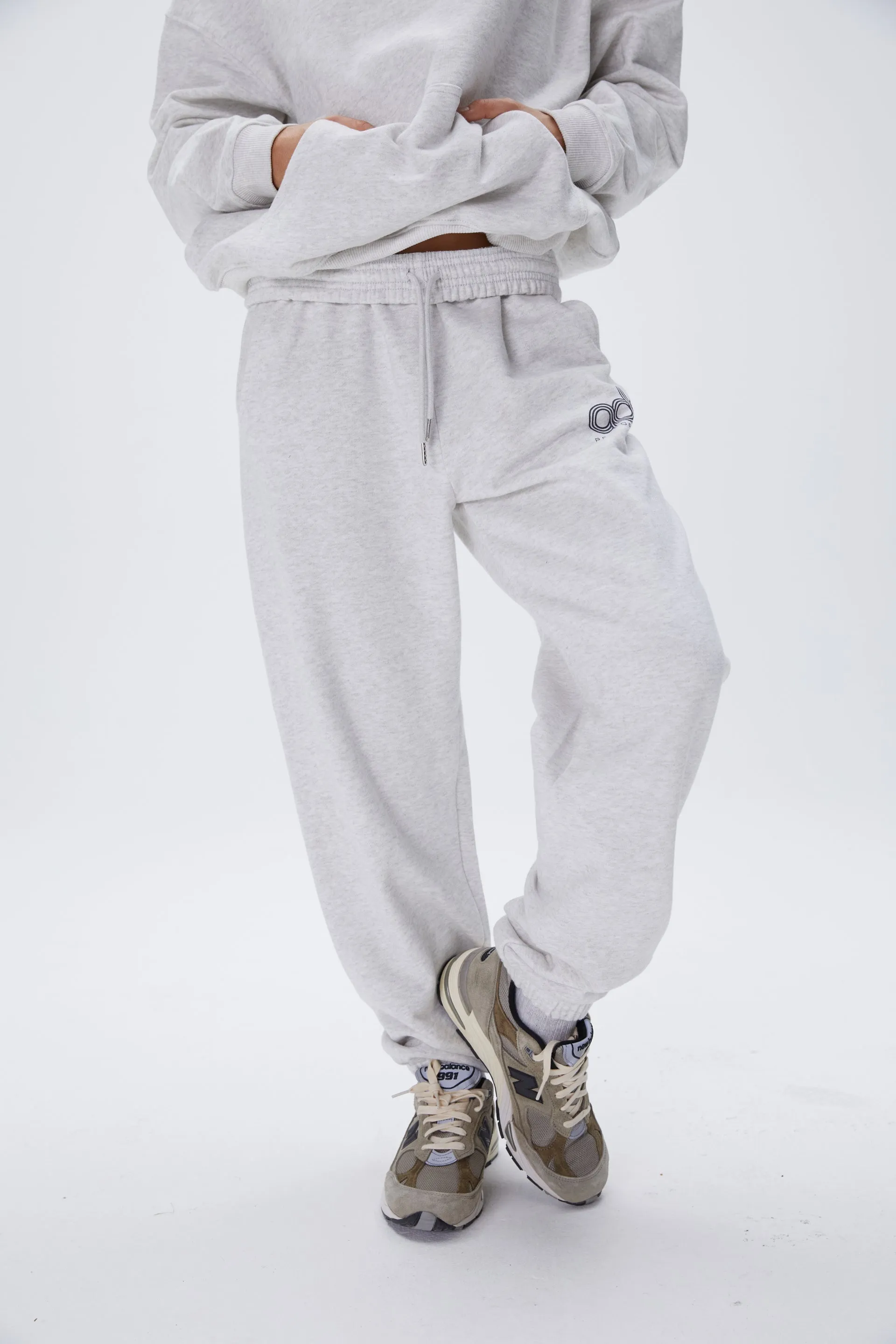 Performance Sweatpants - Light Grey Melange sold by Adanola product image thumbnail 2