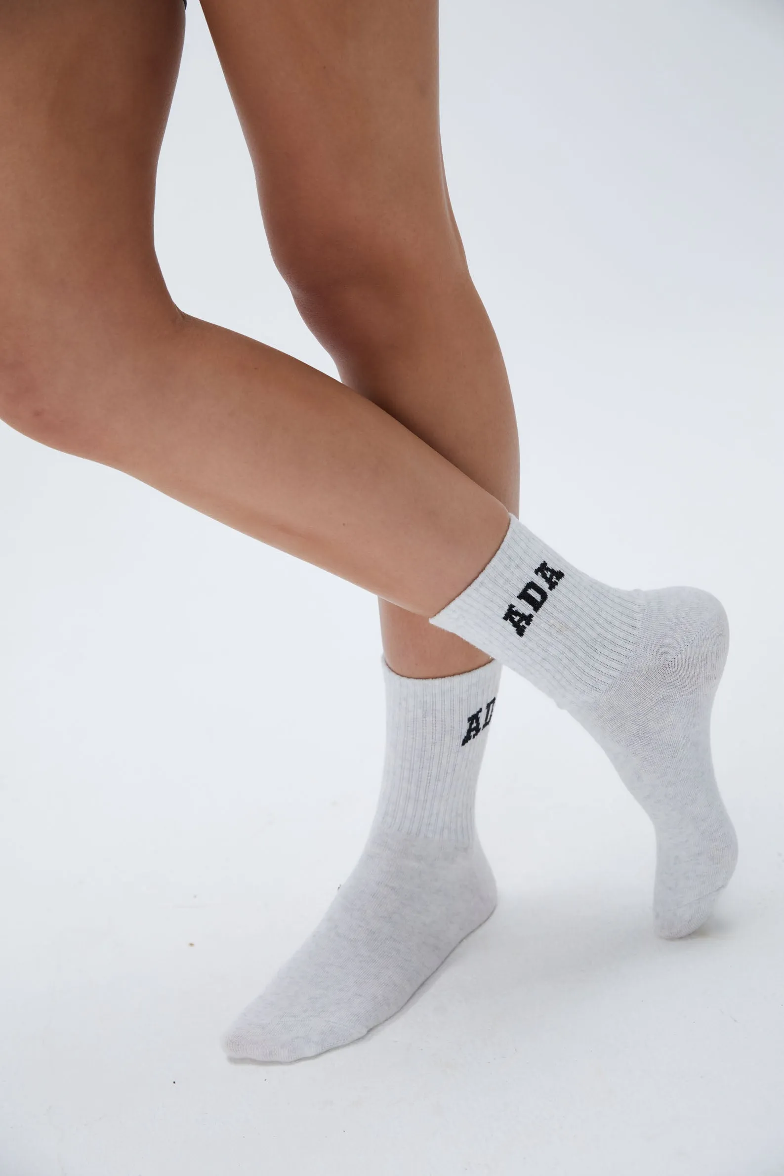 3 Pack ADA Socks - White/Black, Black/Cream, Light Grey Melange/Black sold by Adanola product image thumbnail 2
