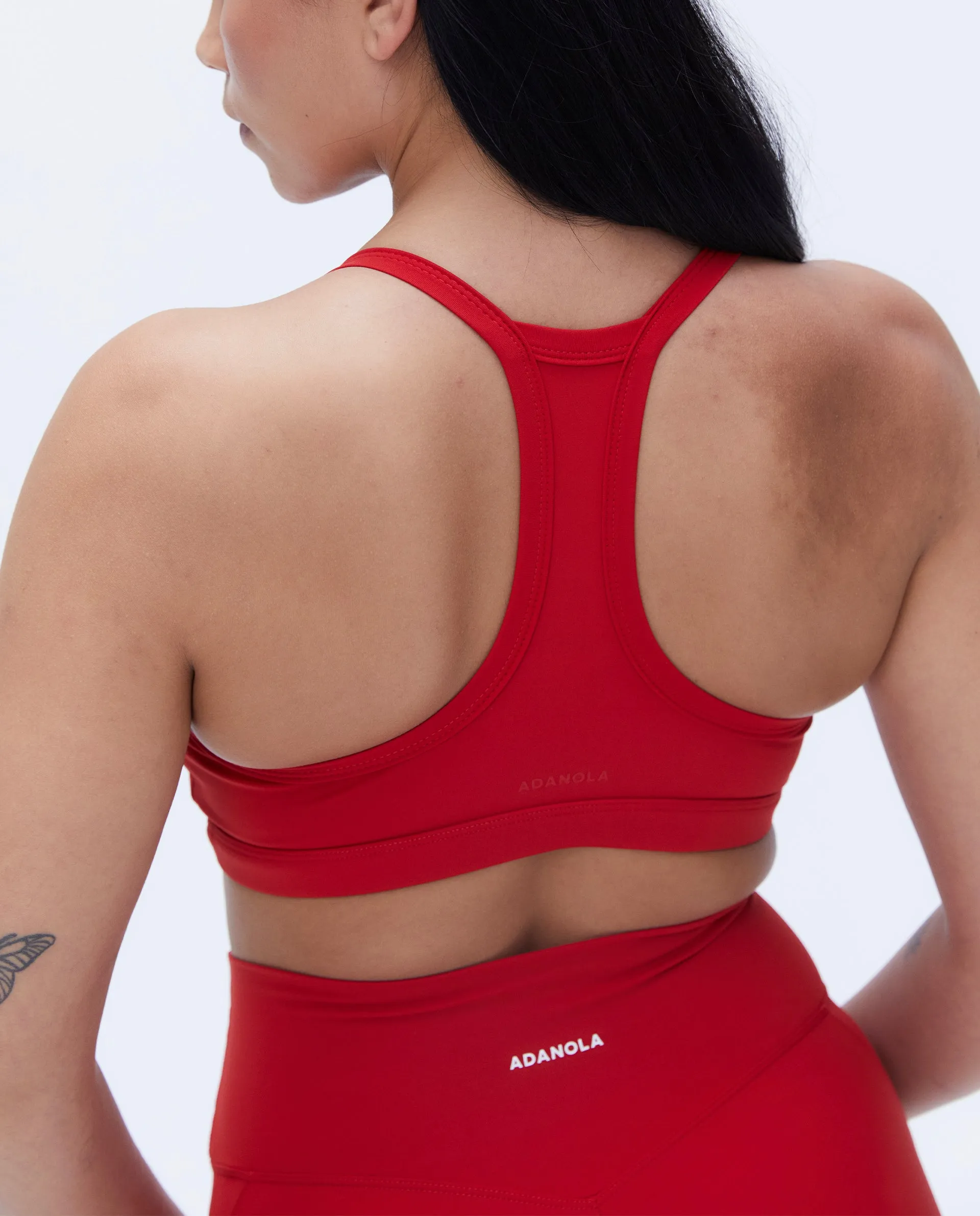 Ultimate Strappy Racer Bra - Classic Red sold by Adanola product image thumbnail 3