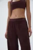 Branded Waistband Pant - Burgundy sold by Adanola