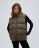 Padded Oversized Gilet - Green sold by Adanola