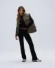 Padded Oversized Gilet - Green sold by Adanola