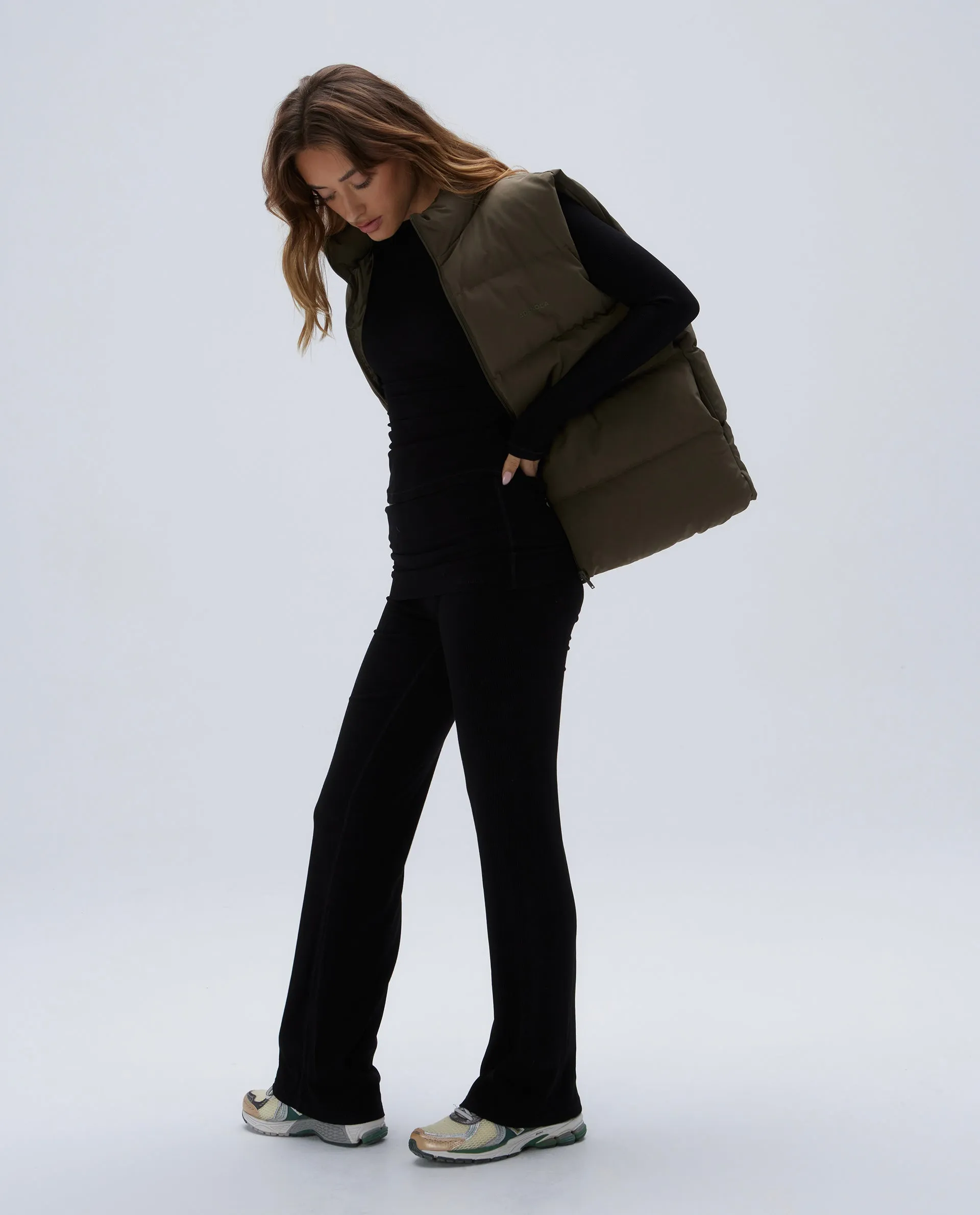 Boxy Gilet - Khaki Green sold by Adanola product image thumbnail 4