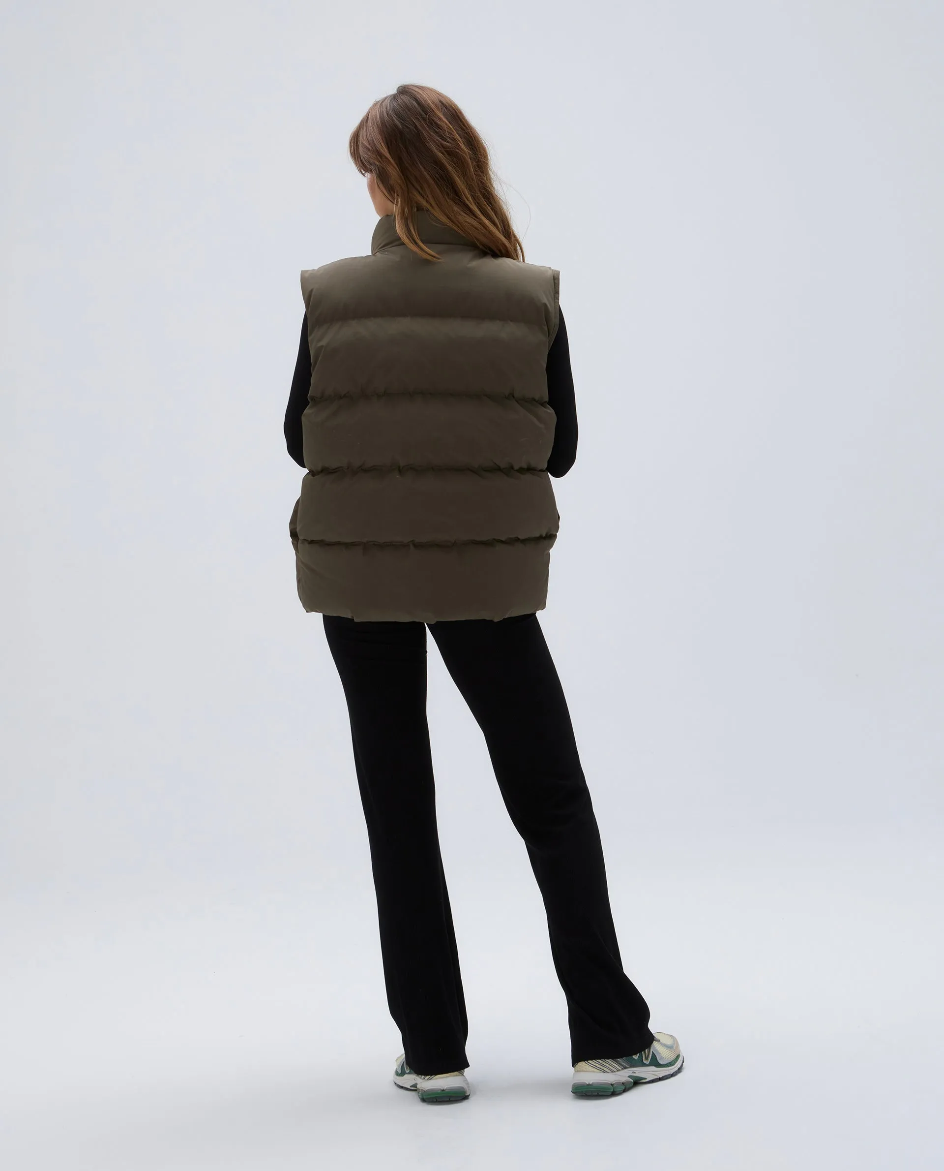 Boxy Gilet - Khaki Green sold by Adanola product image thumbnail 3