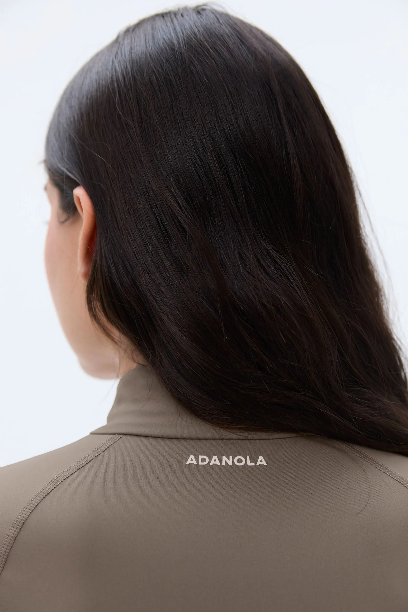 Ultimate Long Sleeve Quarter Zip Top - Cocoa Brown sold by Adanola product image thumbnail 4