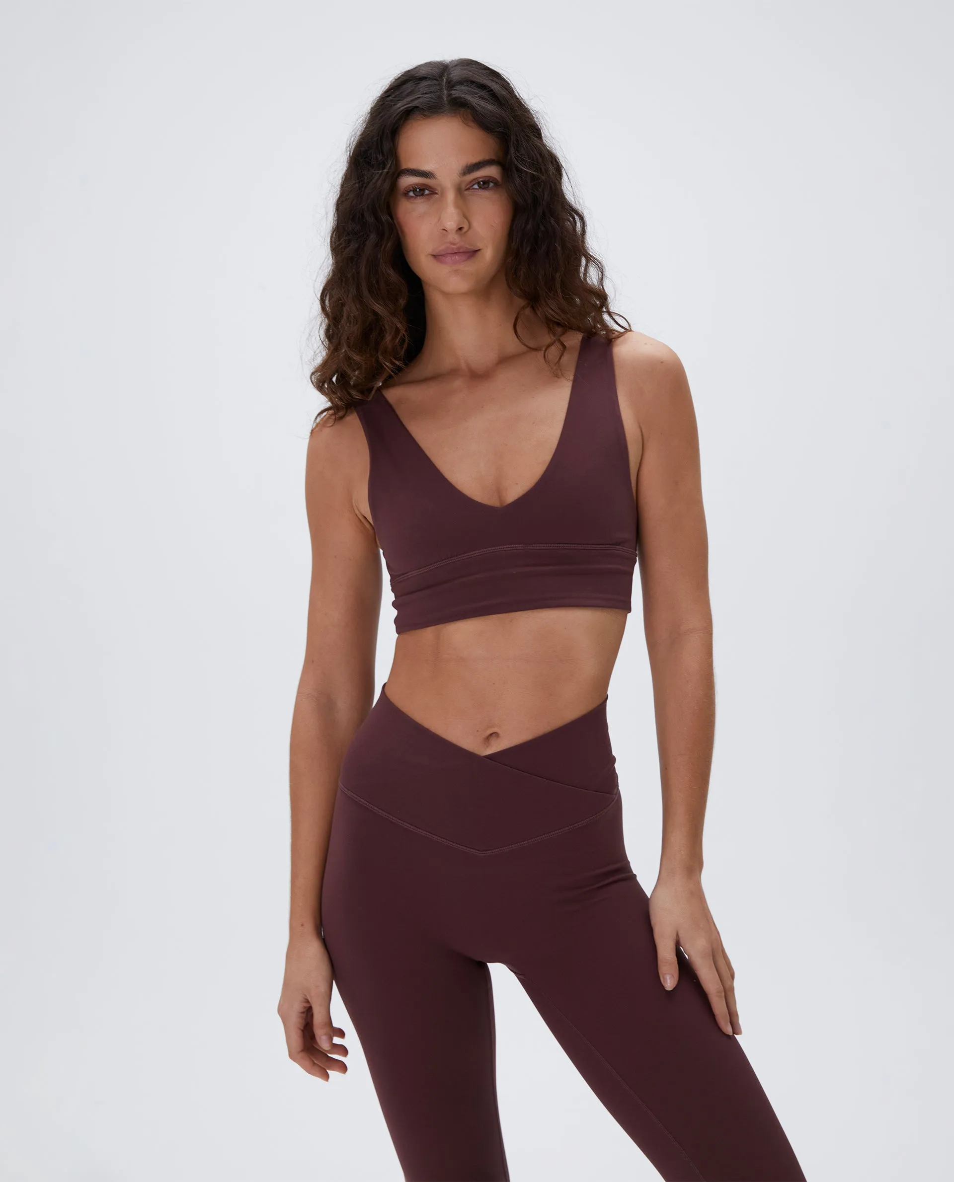 Ultimate Triangle Bra - Burgundy sold by Adanola