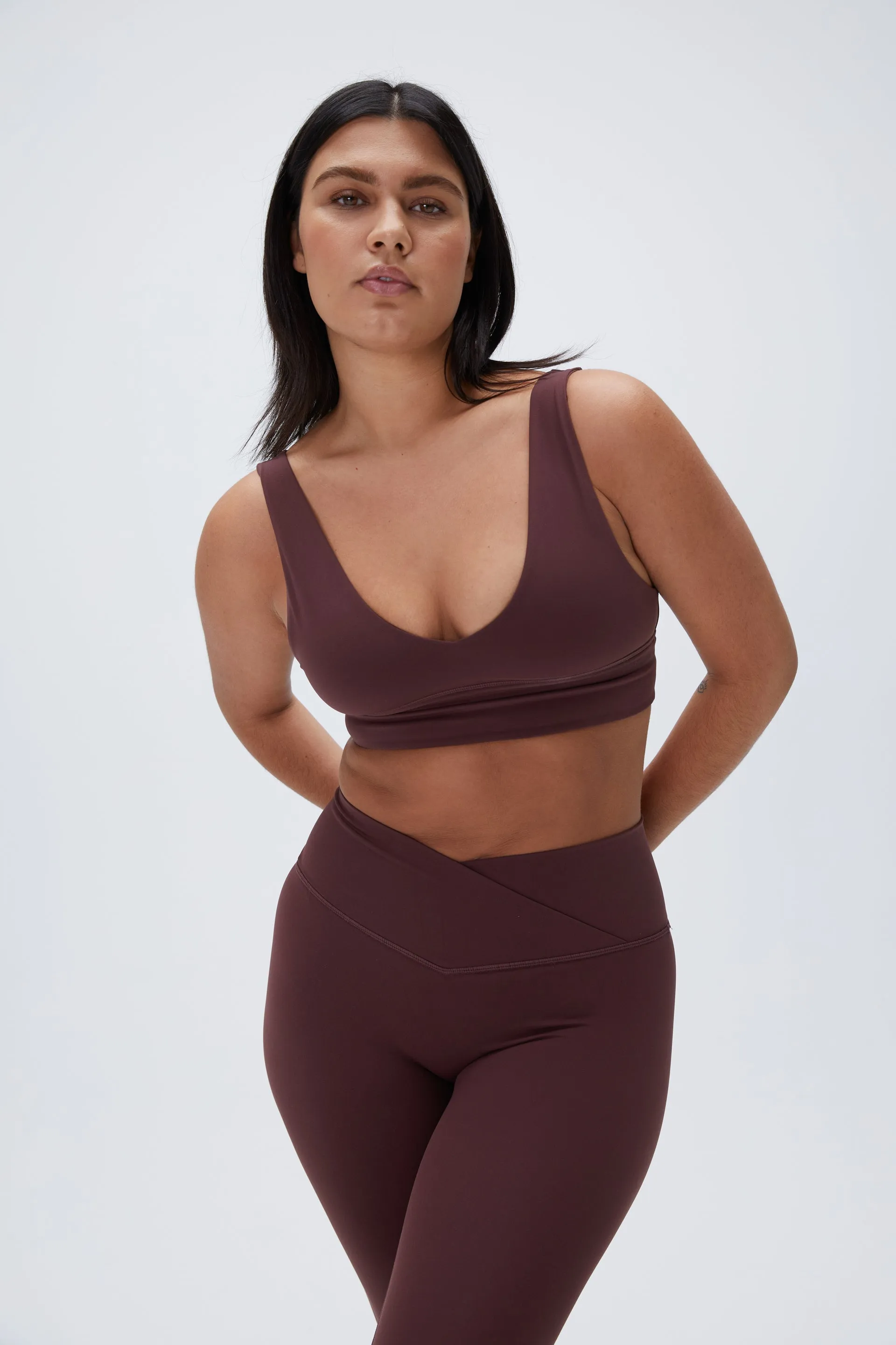 Ultimate Triangle Bra - Burgundy sold by Adanola product image thumbnail 4