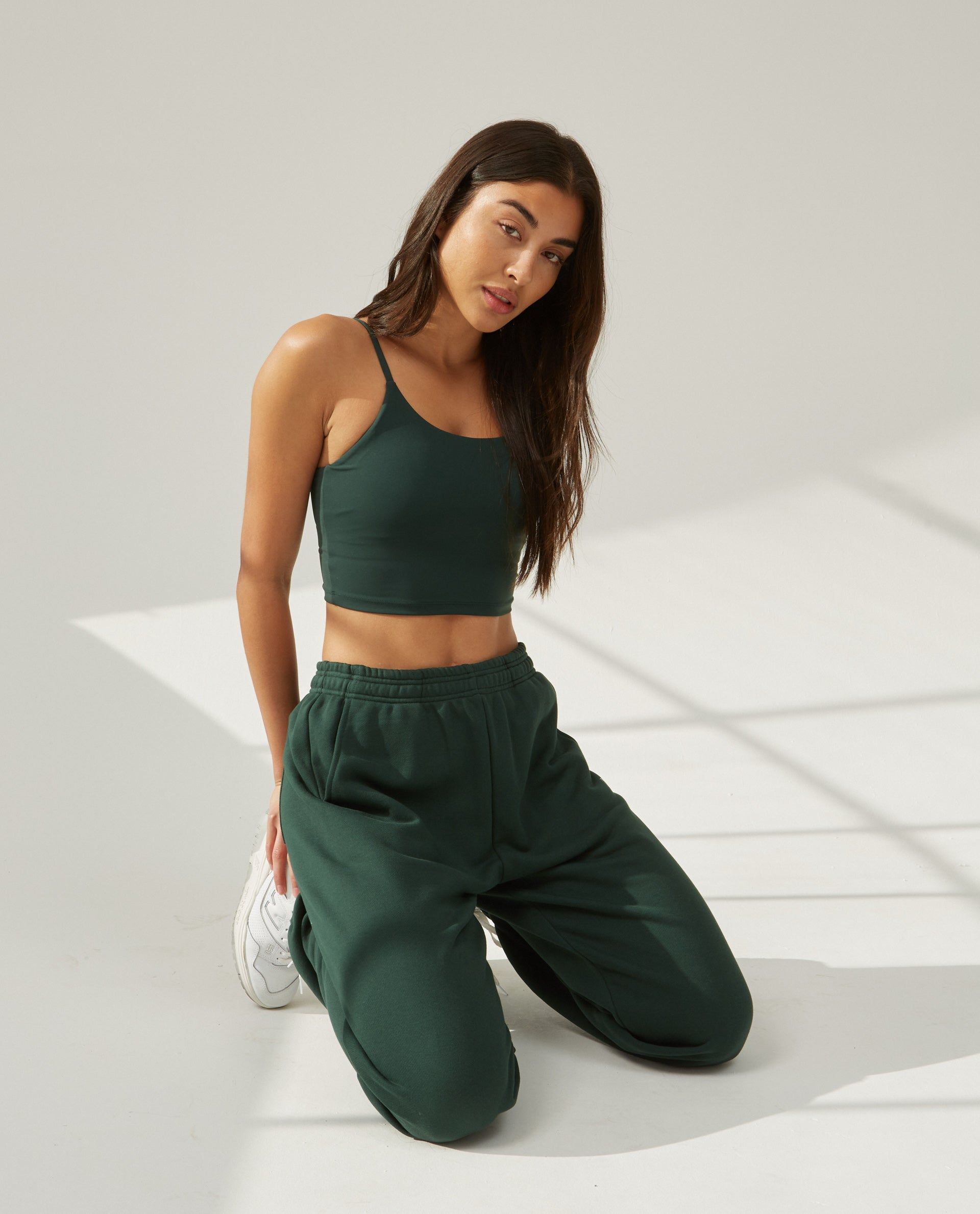 Tank Bra - Pine Green sold by Adanola