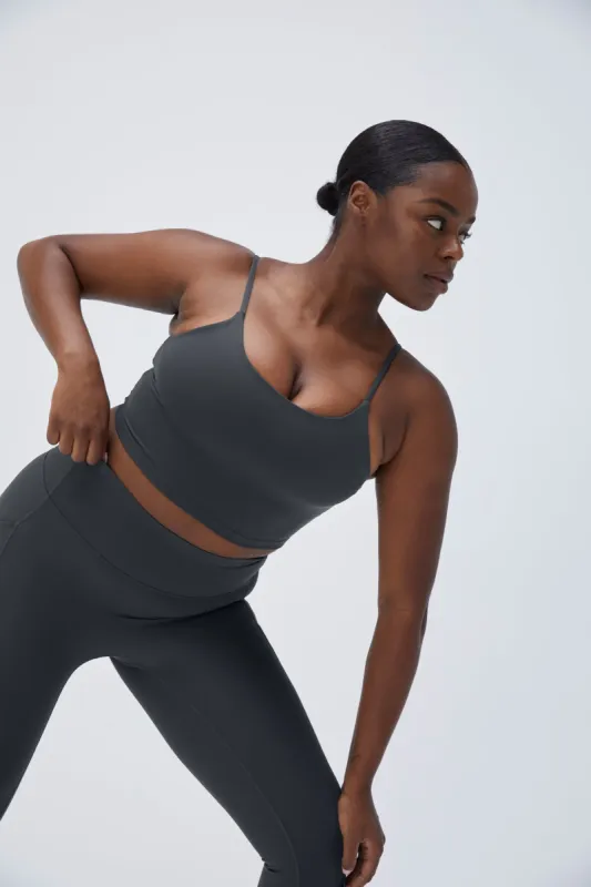 Ultimate Tank Bra - Graphite Grey sold by Adanola
