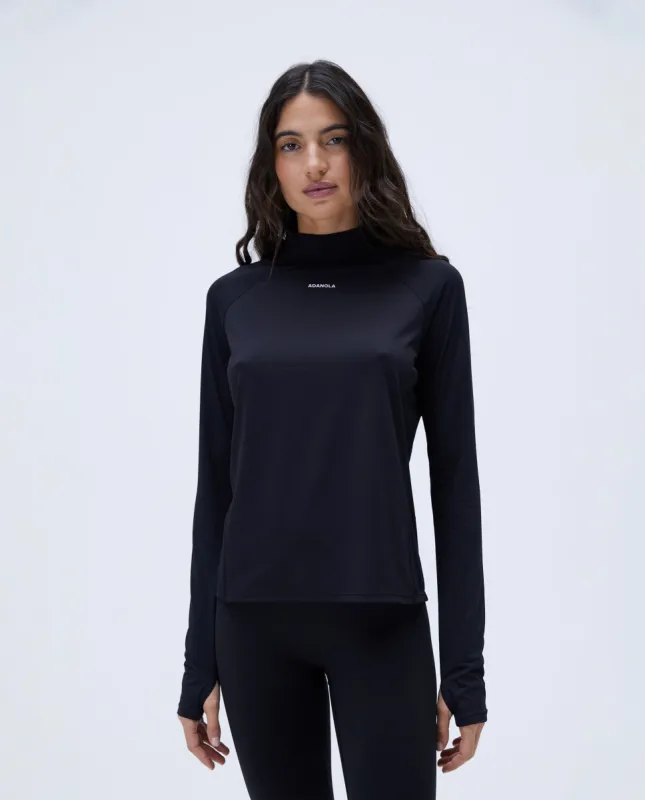 Base Layer Long Sleeve Top - Black sold by Adanola