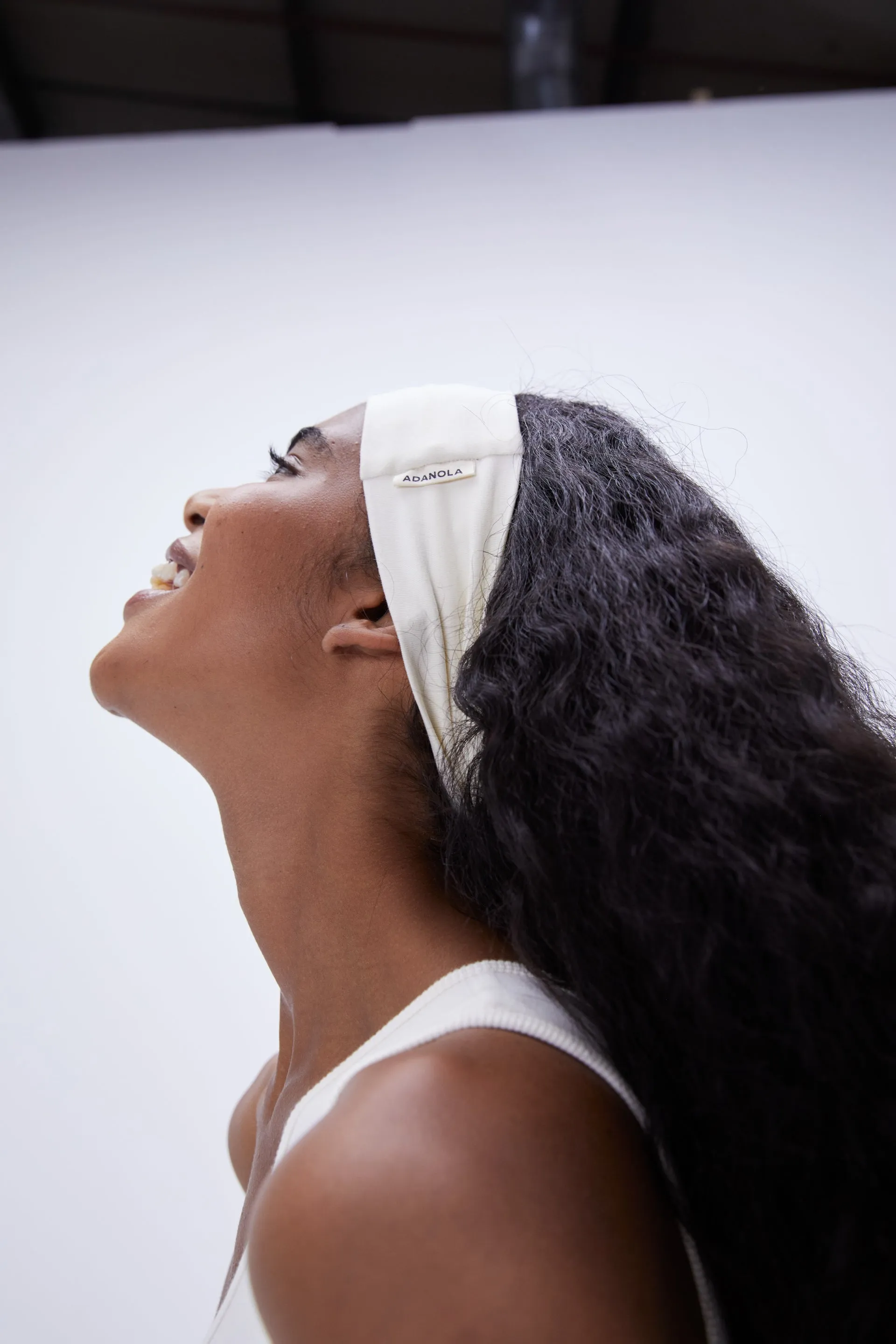 Jersey Headband - Cream sold by Adanola product image thumbnail 2