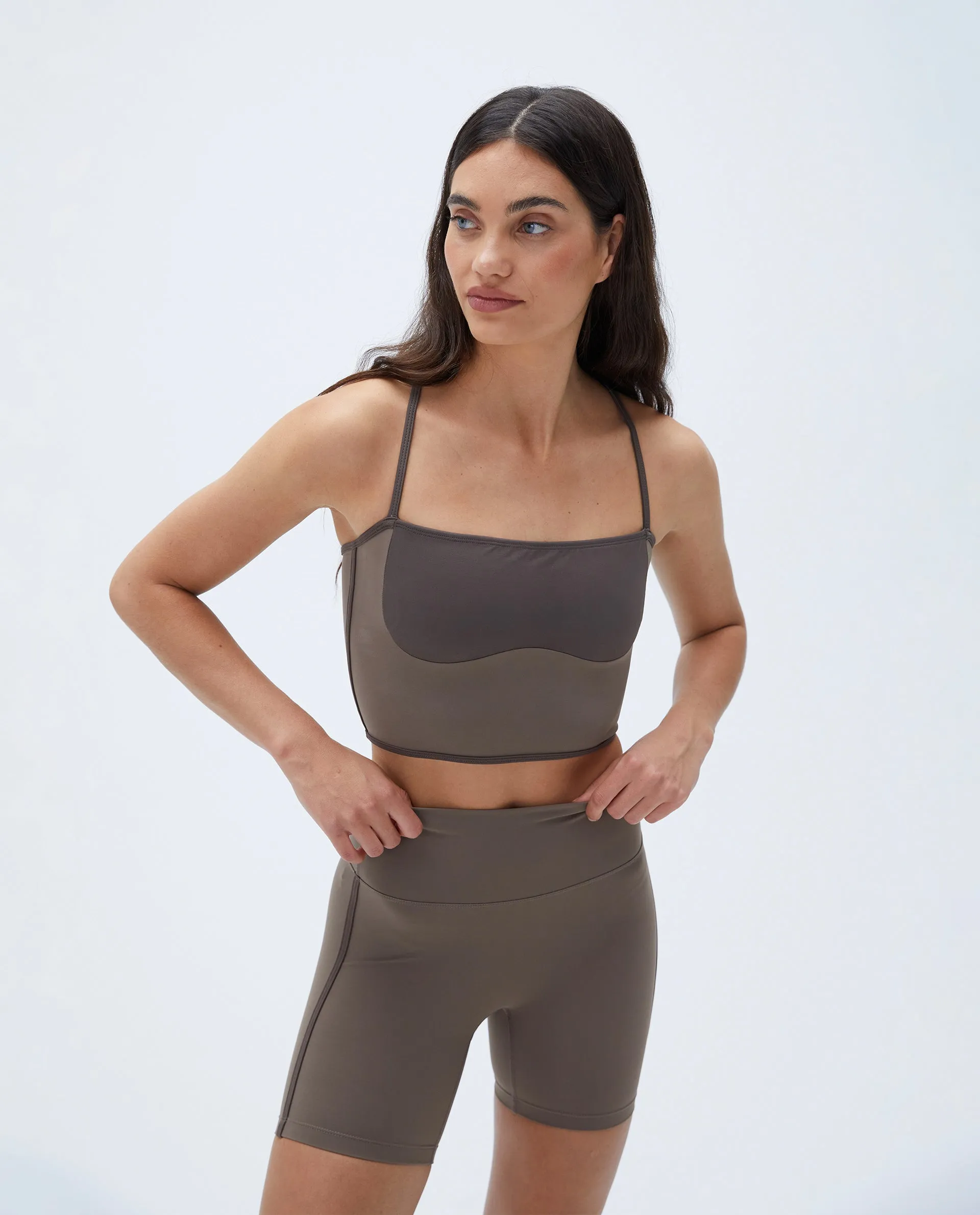 Ultimate Piping Bra - Cocoa Brown sold by Adanola product image thumbnail 3