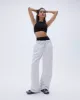 Straight Leg Sweatpants - Light Grey Melange sold by Adanola