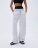 Straight Leg Sweatpants - Light Grey Melange sold by Adanola