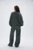 Freehand Straight Leg Sweatpants - Mineral Green sold by Adanola