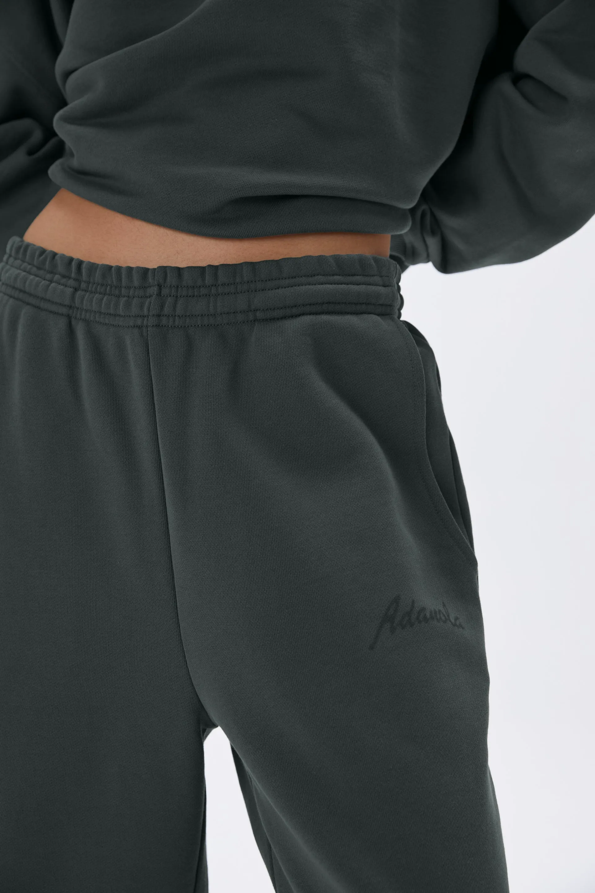 Freehand Straight Leg Sweatpants - Mineral Green sold by Adanola product image thumbnail 4