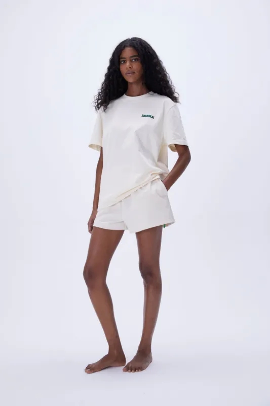 Cotton Jersey Shorts - Cream sold by Adanola