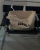 Varsity Tote Bag - Cream/Black sold by Adanola