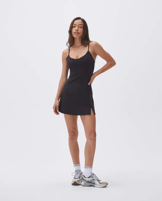 Strappy Tennis Dress - Black sold by Adanola