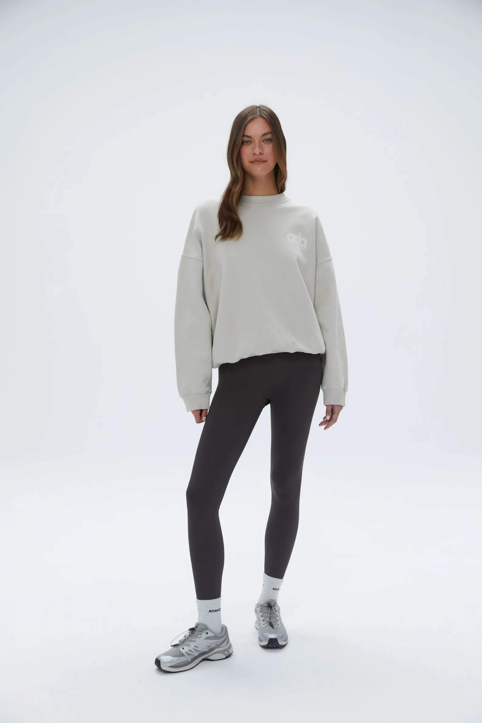 Performance Oversized Sweatshirt - Stone sold by Adanola product image thumbnail 4