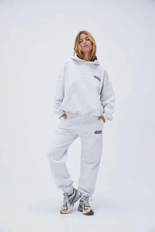 Retro Sport Sweatpants - Light Grey Melange sold by Adanola