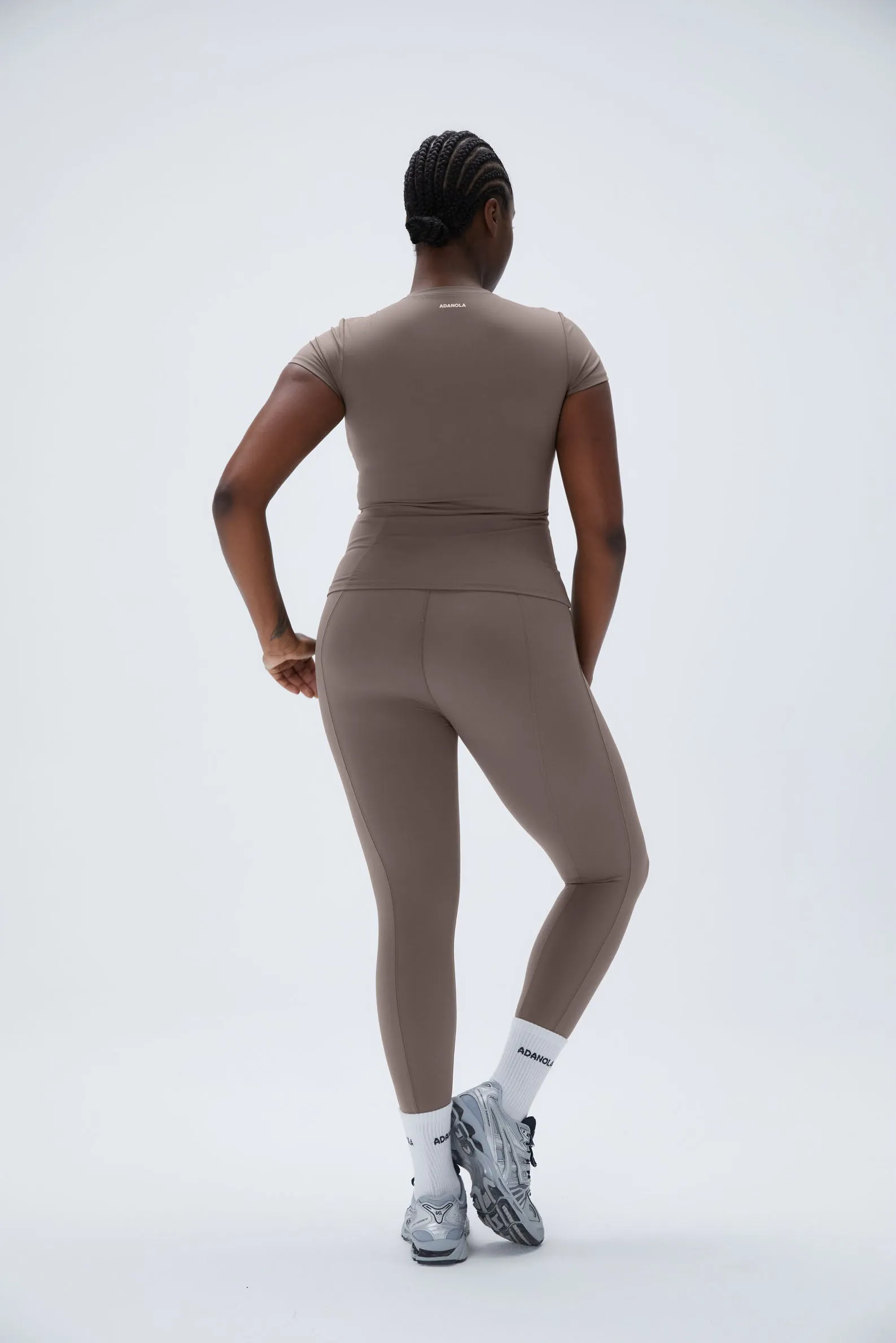 Ultimate Short Sleeve Top - Cocoa Brown sold by Adanola product image thumbnail 3