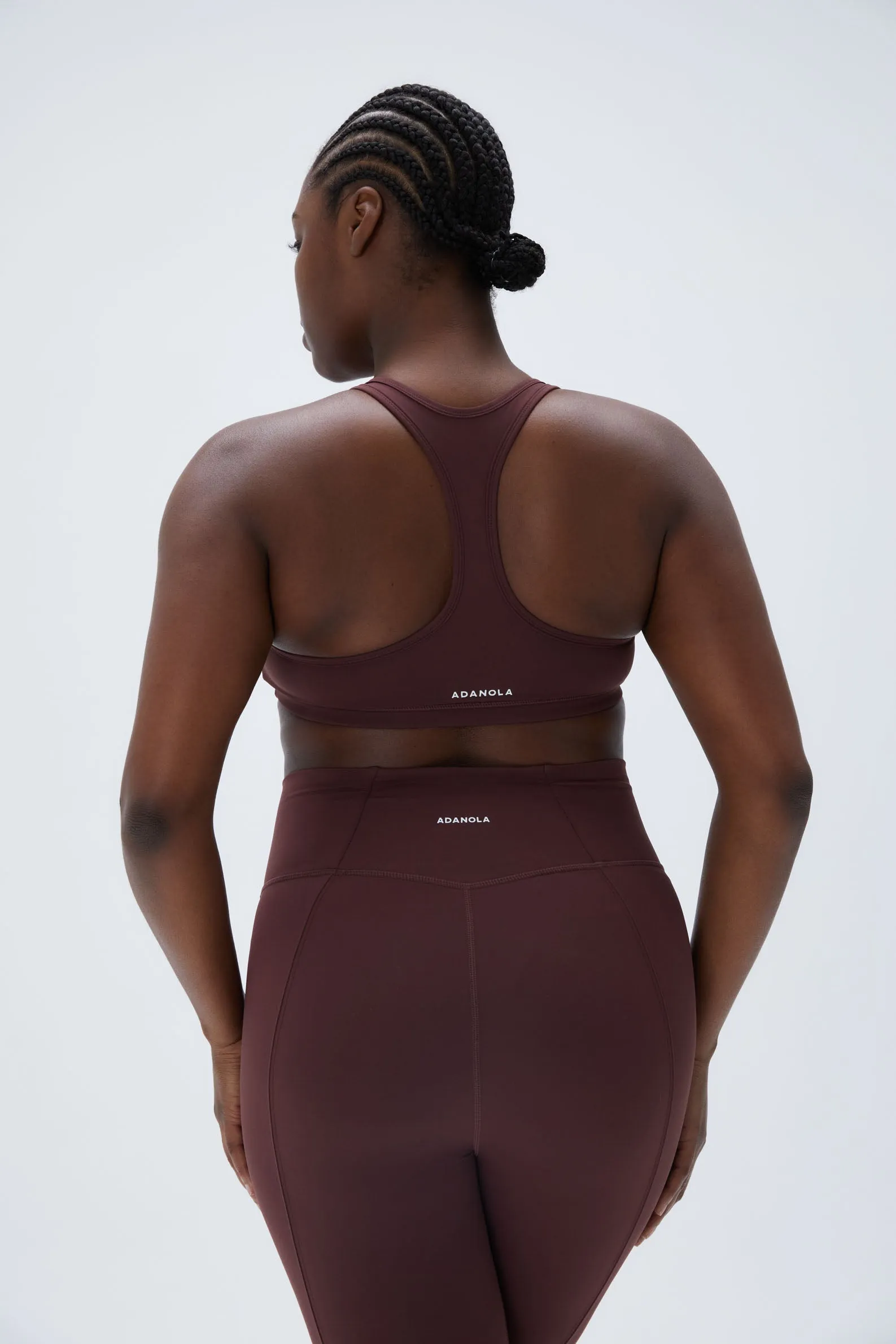 Ultimate Scoop Neck Racer Back Bra - Burgundy sold by Adanola product image thumbnail 2