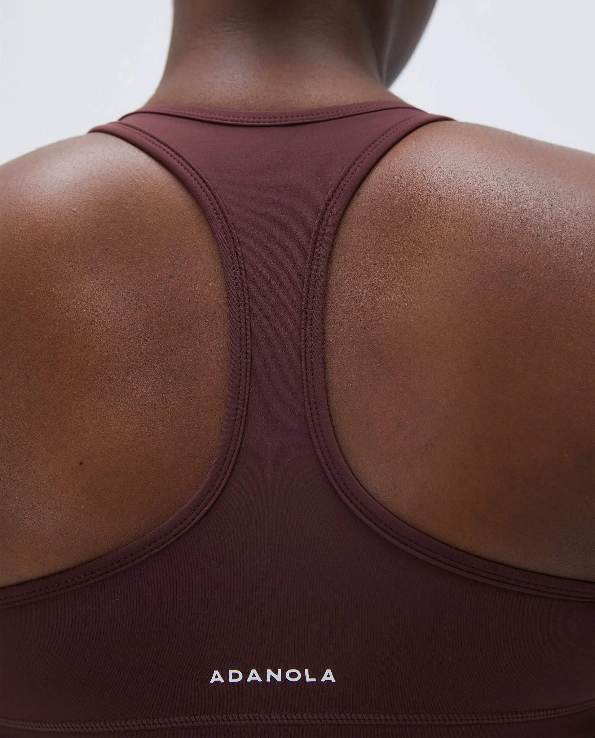 Ultimate Scoop Neck Racer Back Bra - Burgundy sold by Adanola product image thumbnail 5