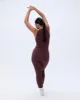 Ultimate Sleeveless Unitard - Burgundy sold by Adanola