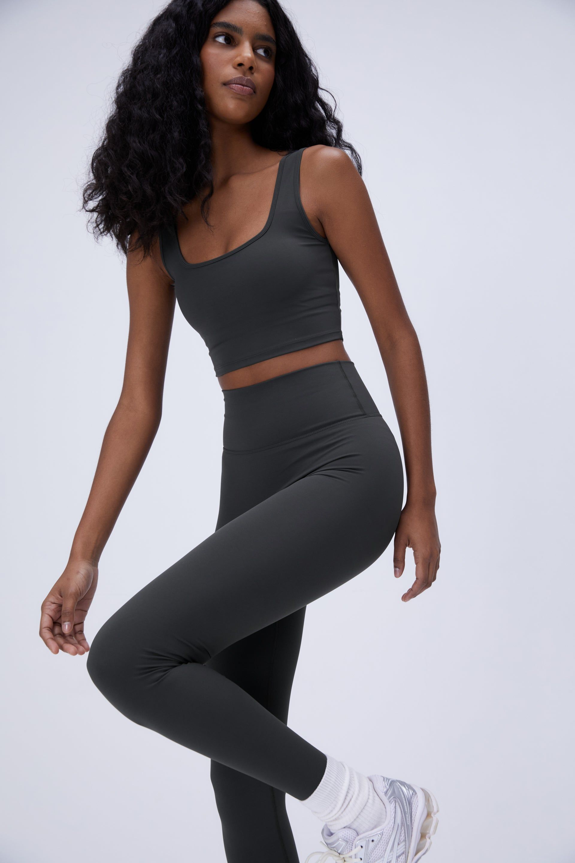 Ultimate Square Neck Bra - Graphite Grey sold by Adanola product image thumbnail 5