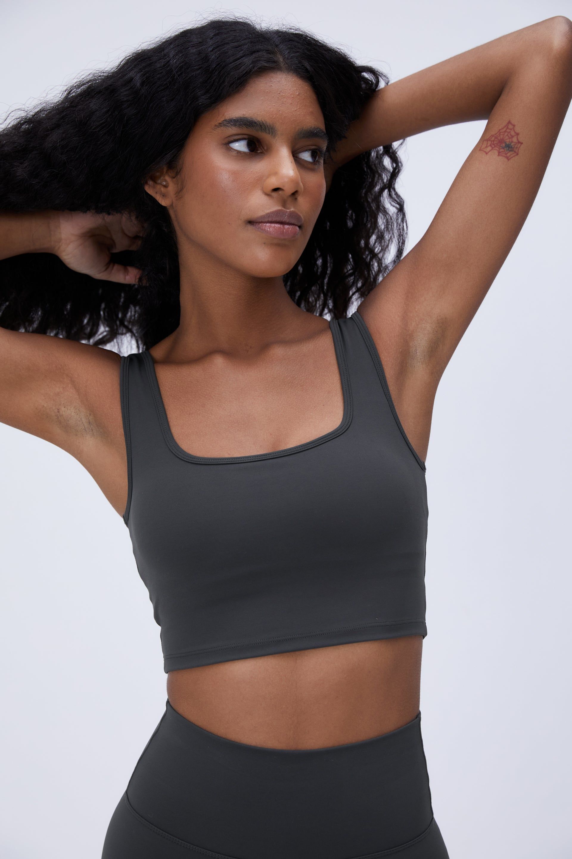 Ultimate Square Neck Bra - Graphite Grey sold by Adanola product image thumbnail 4