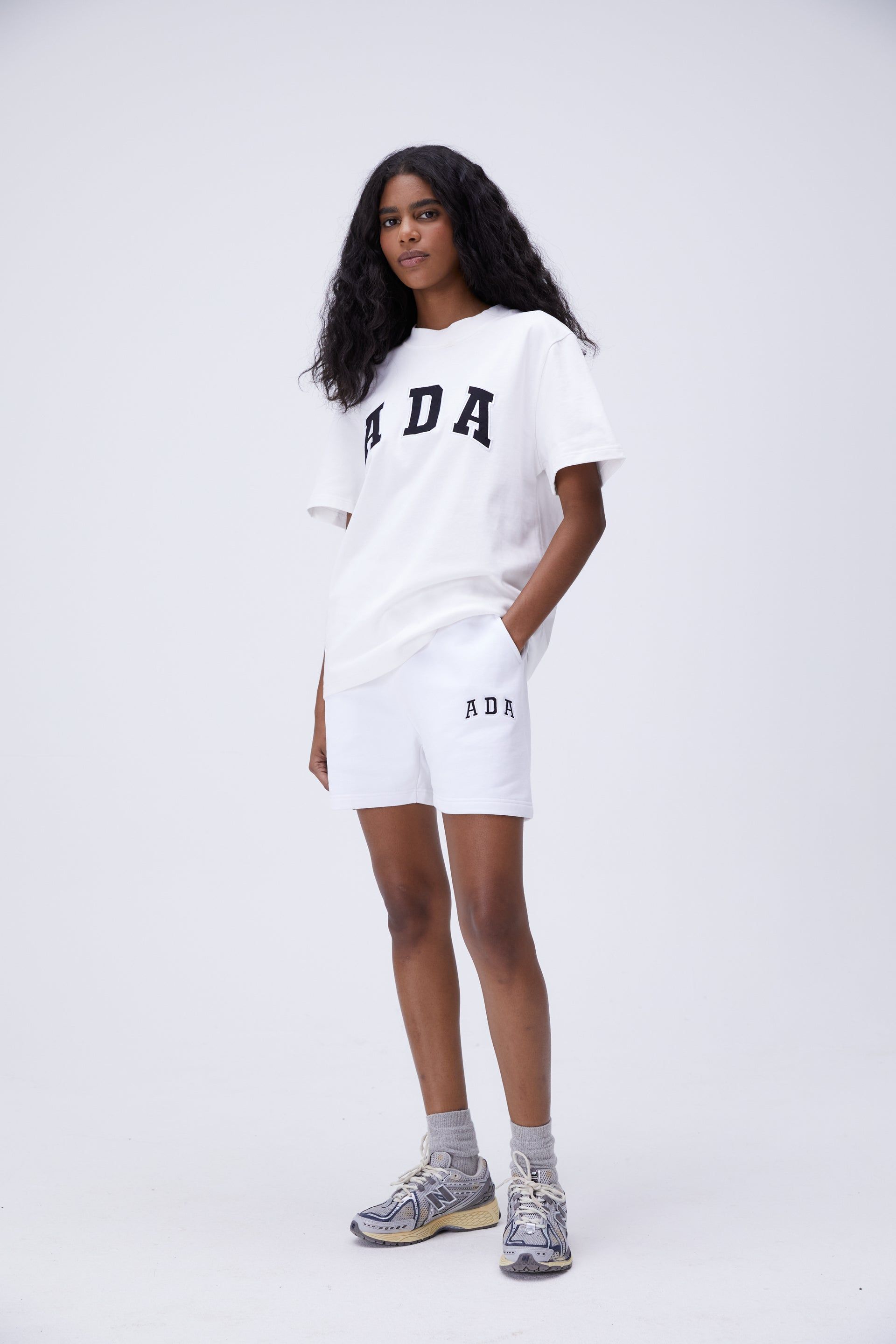 ADA Sweat Shorts - White sold by Adanola